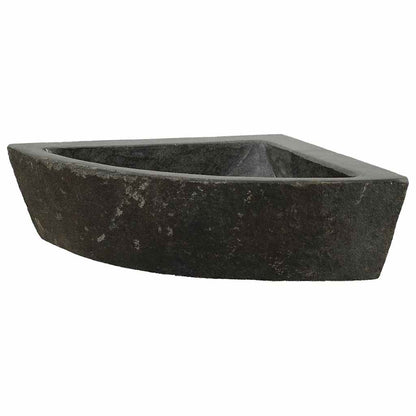 Wall Hung Corner Basin Grey (38-45) x (38-45) x 12 cm