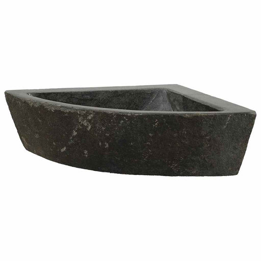 Wall Hung Corner Basin Grey (38-45) x (38-45) x 12 cm