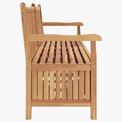 Garden Storage Bench Brown 228 x 60 x 90 cm Solid teak wood