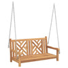 Swing Bench Other Brown 114 x 60 x 64 cm Solid teak wood