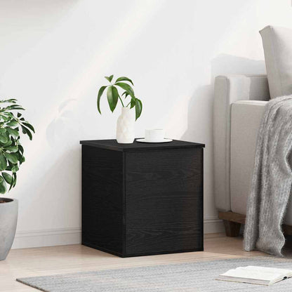 Storage Box Black Oak 40 x 42 x 46 cm Engineered Wood