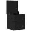 Storage Box Black oak 40 x 42 x 46 cm Engineered Wood