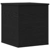 Storage Box Black oak 40 x 42 x 46 cm Engineered Wood