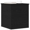 Storage Box Black oak 40 x 42 x 46 cm Engineered Wood