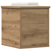 Storage Box Artisan oak 30 x 35 x 35 cm Engineered Wood