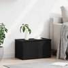 Storage Box Black oak 60 x 35 x 35 cm Engineered Wood