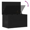 Storage Box Black oak 60 x 35 x 35 cm Engineered Wood