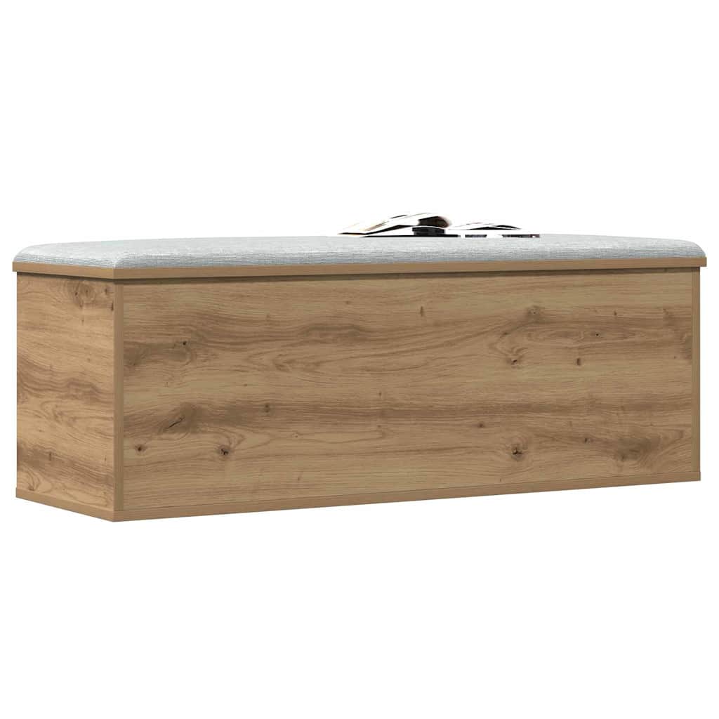 Storage Box Artisan Oak 102 x 35 x 35 cm Engineered Wood