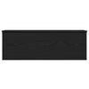 Storage Box Black oak 102 x 35 x 35 cm Engineered Wood