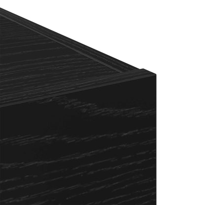 Sideboard with Drawer Black Oak 50 x 42.5 x 93 cm