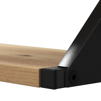Wall Shelf Wall-Mounted 3 pcs Smoke Oak 37 x 12 x 13 cm