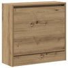Shoe Cabinet Artisan Oak 60x21x57 cm Engineered Wood