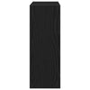 Shoe Cabinet Black Oak 60x21x57 cm Engineered Wood