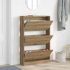 Shoe Cabinet Artisan Oak 80x21x125,5 cm Engineered Wood