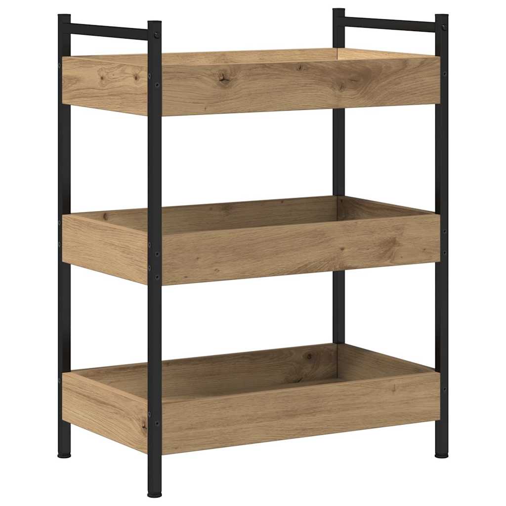 Kitchen Trolley Artisan Oak 50 x 30 x 70 cm Engineered Wood