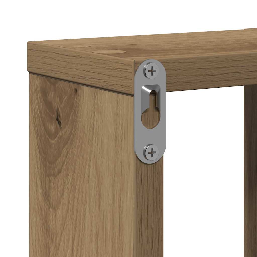 Wall Shelf Wall-Mounted Artisan Oak 104.5 x 43 x 10 cm