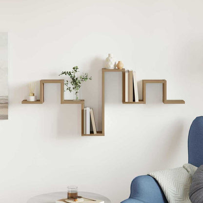 Wall Shelf Wall-Mounted Artisan Oak 104.5 x 43 x 10 cm
