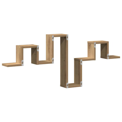 Wall Shelf Wall-Mounted Artisan Oak 104.5 x 43 x 10 cm