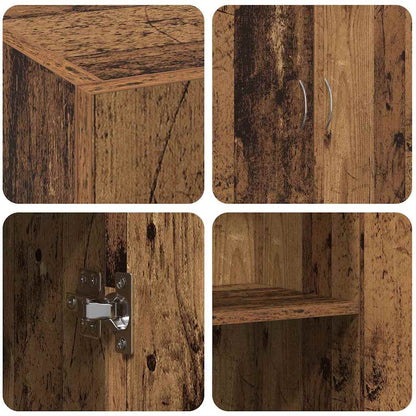 Office Cabinet Old Wood 70 x 32 x 77.5 cm Engineered Wood