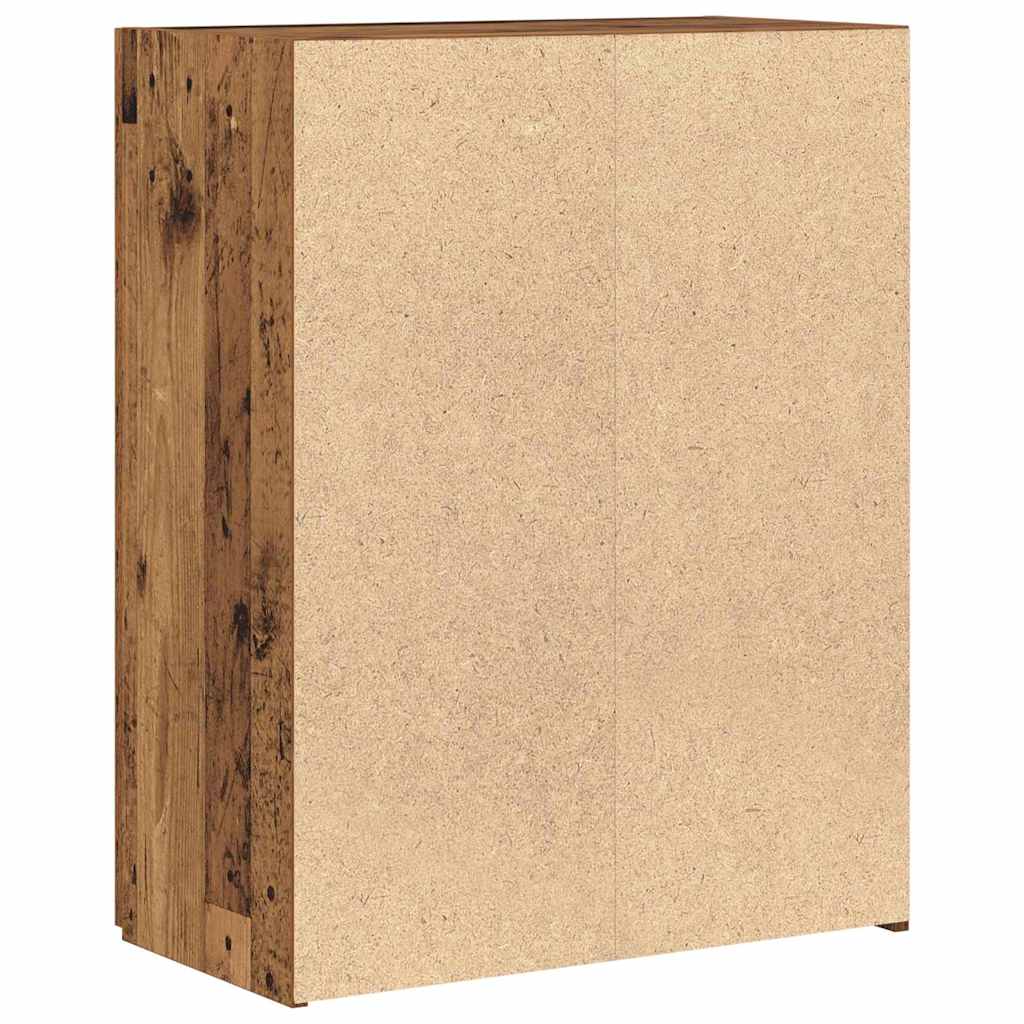 Office Cabinet Old Wood 70 x 32 x 77.5 cm Engineered Wood