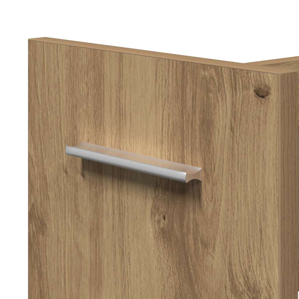 Cabinet with Wheel Artisan Oak 60 x 22 x 79 cm
