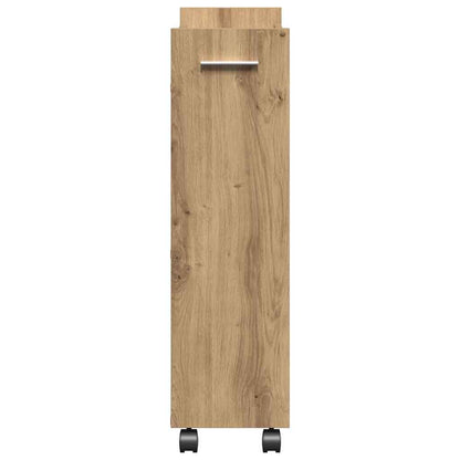 Cabinet with Wheel Artisan Oak 60 x 22 x 79 cm