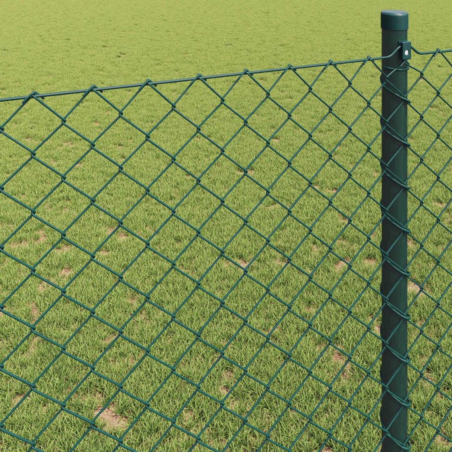 Chain Link Fence Green