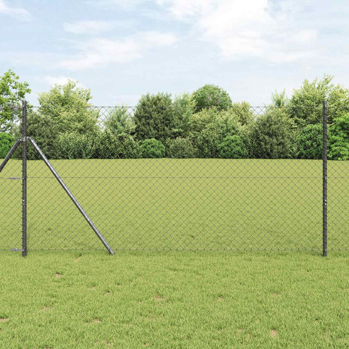 Chain Link Fence Grey