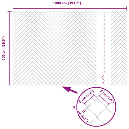 Chain Link Fence Grey