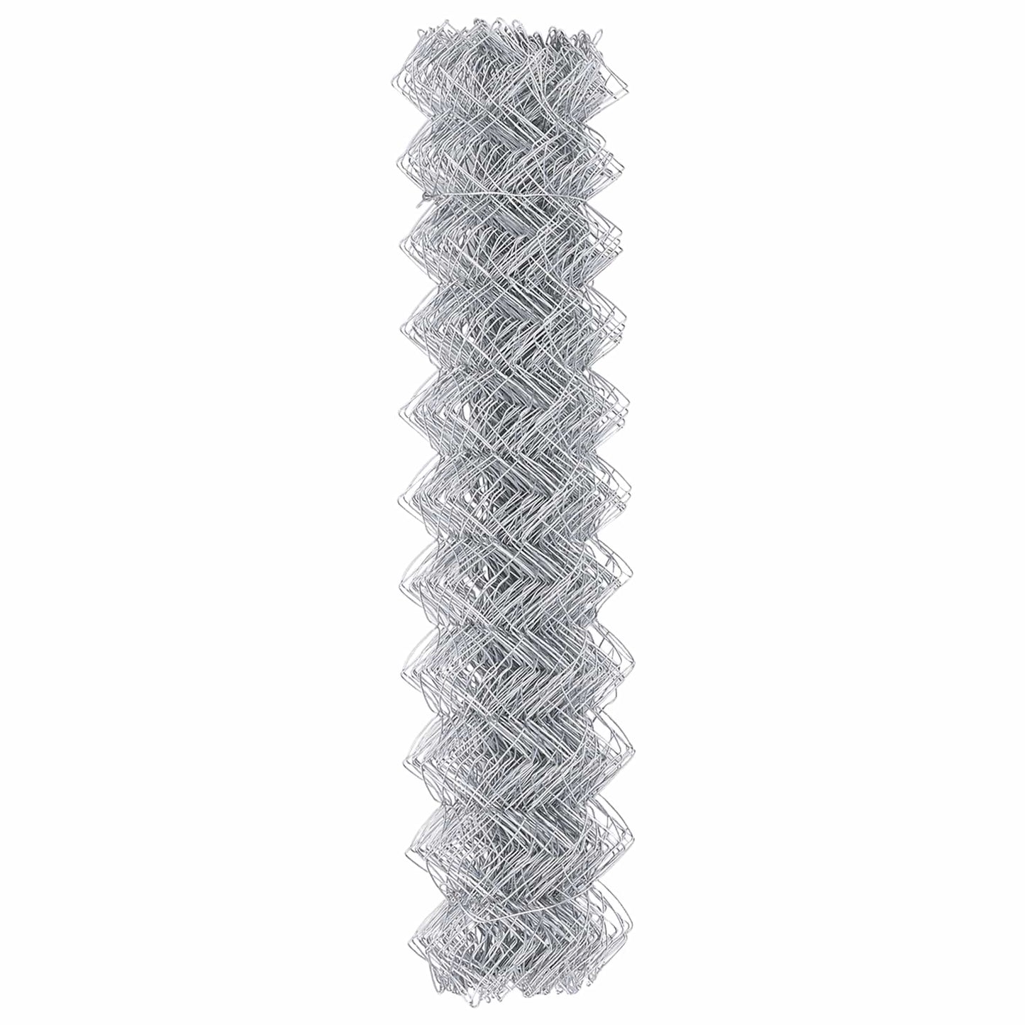Chain Link Fence 10 x 1.2 m Galvanised steel Silver