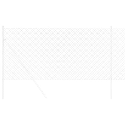 Chain Link Fence 10 x 1 m Galvanised steel Silver