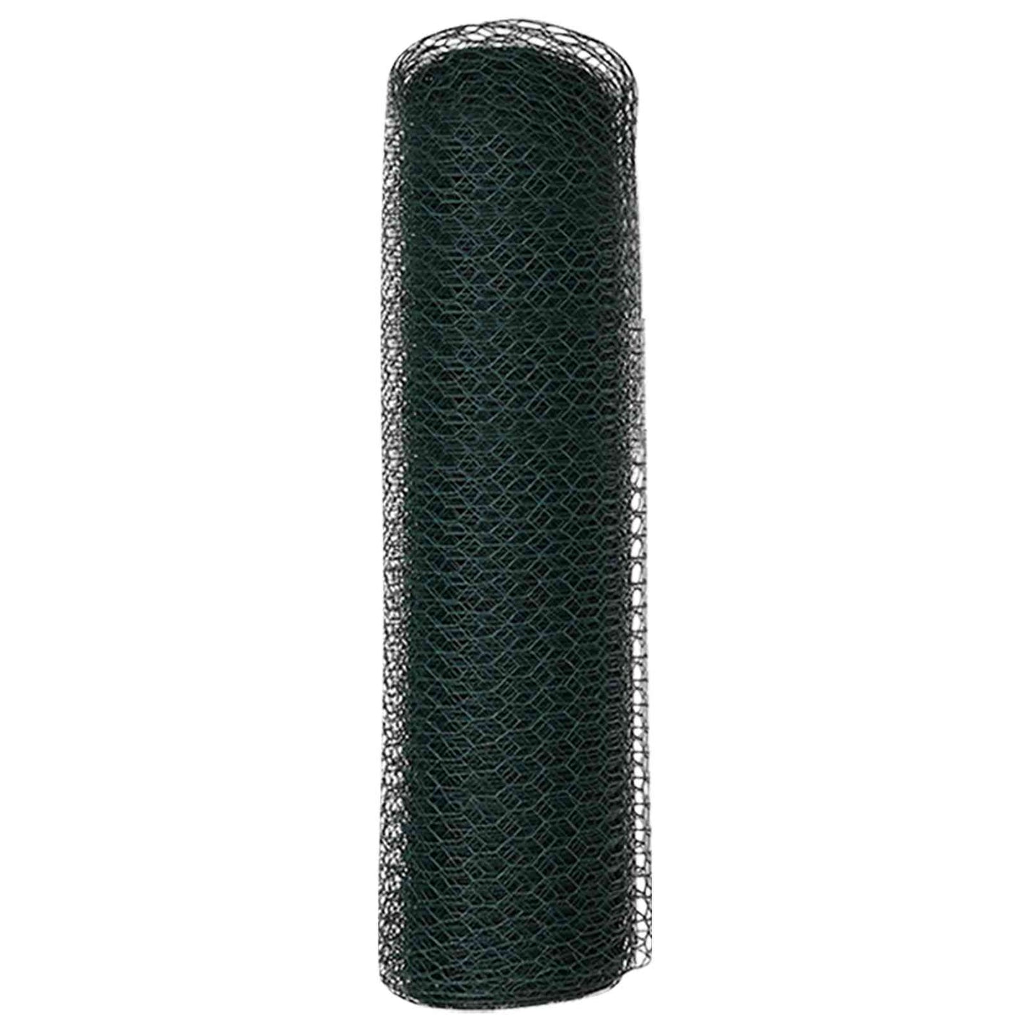 Hexagon Fence Green 0.4 x 10 m PVC