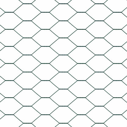 Hexagon Fence Green 0.5 x 10 m PVC