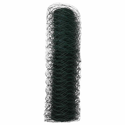 Hexagon Fence Green 0.5 x 10 m PVC