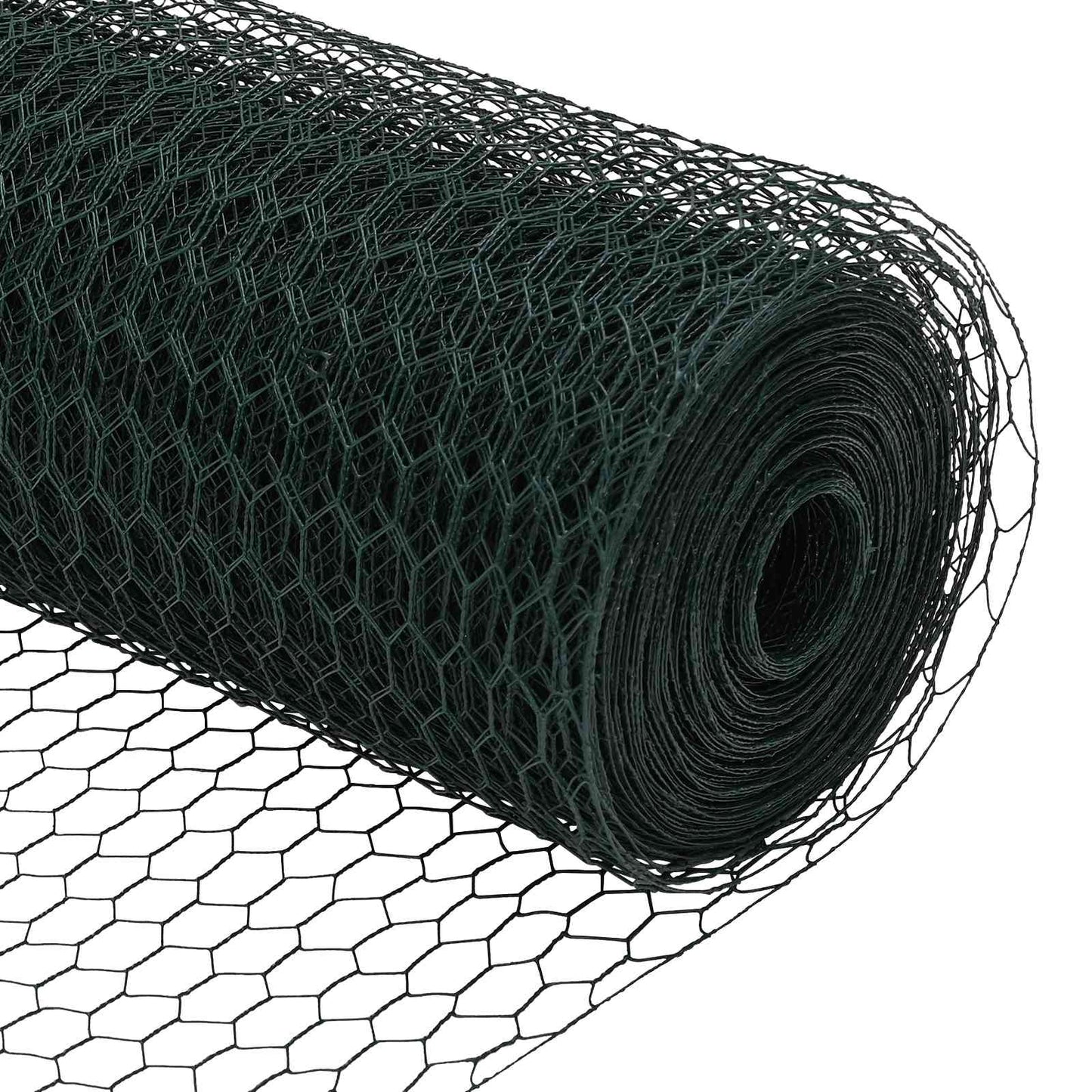 Hexagon Fence Green 0.6 x 10 m PVC