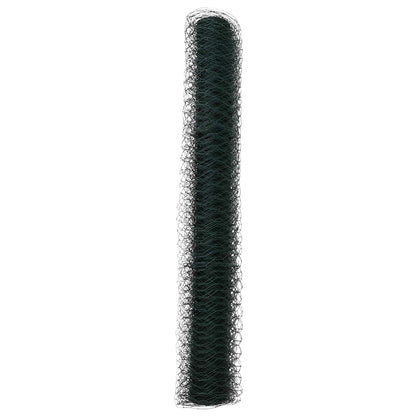 Hexagon Fence Green 1 x 10 m PVC