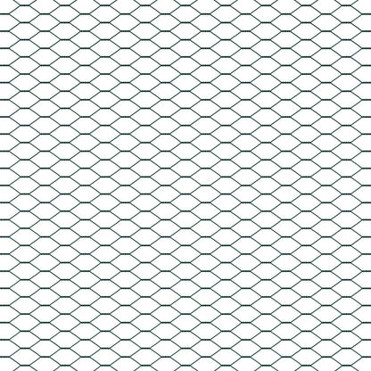 Hexagon Fence Green 1.2 x 10 m PVC