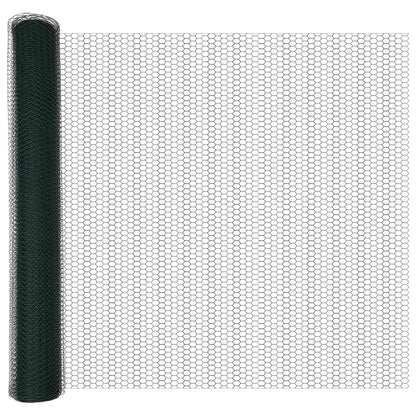 Hexagon Fence Green 1.2 x 10 m PVC