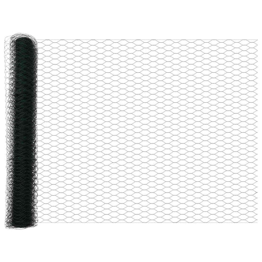 Hexagon Fence 1.2 x 10 m PVC Green
