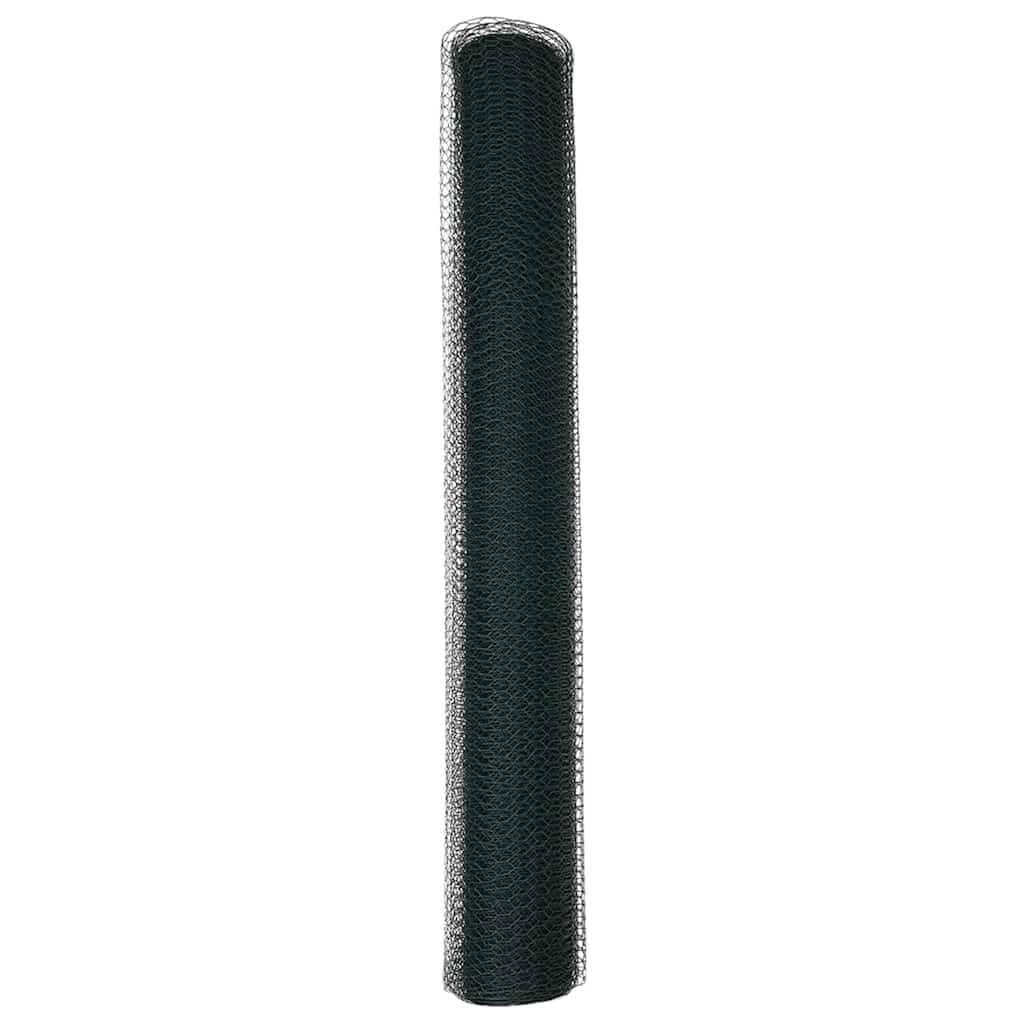 Hexagon Fence Green 1.4 x 25 m PVC
