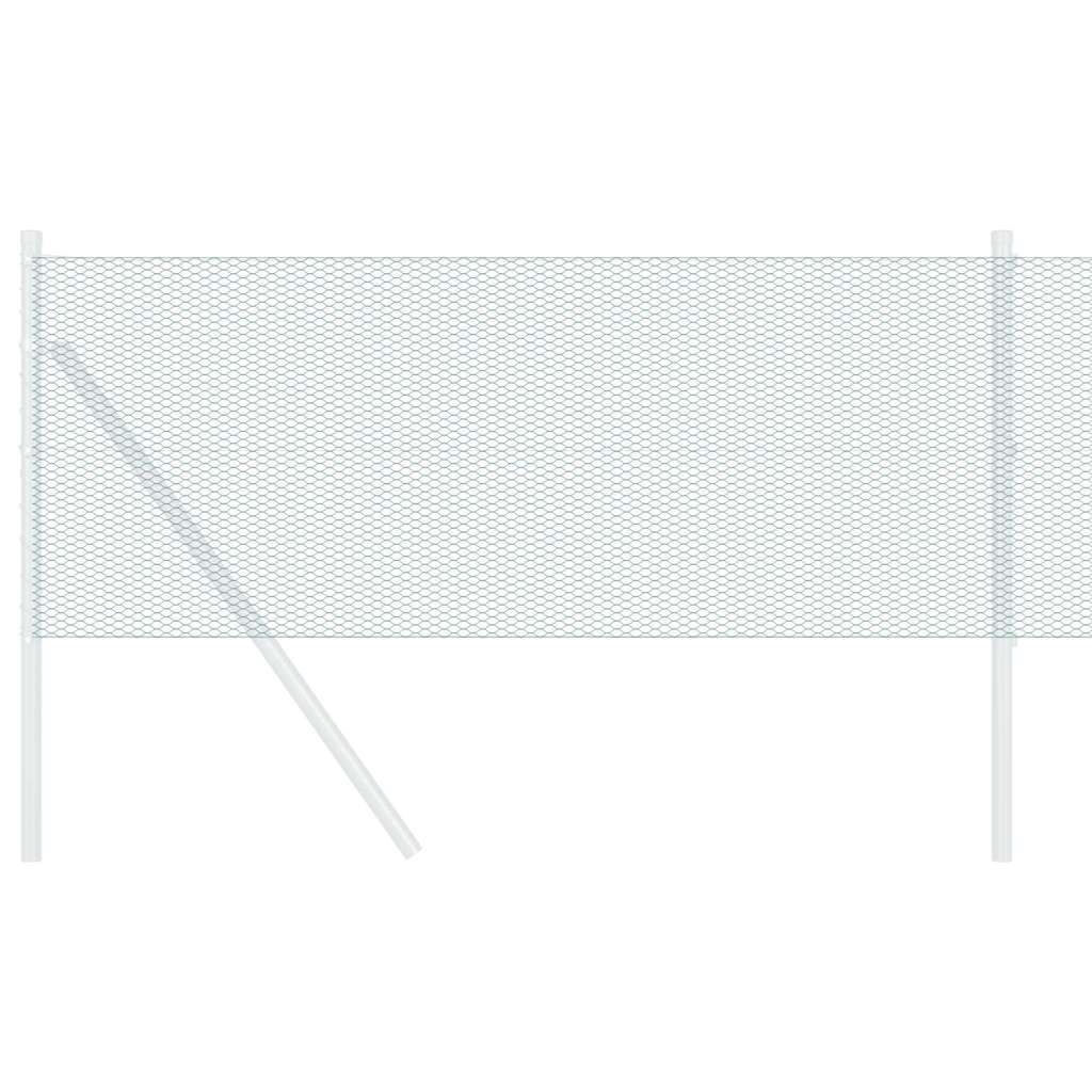 Hexagon Fence Green 0.4 x 50 m Steel