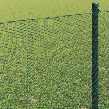 Hexagon Fence Green 1 x 50 m PVC