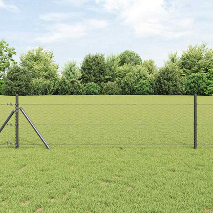 Hexagon Fence Grey 0.4 x 25 m PVC