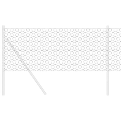Hexagon Fence Grey 0.4 x 25 m PVC