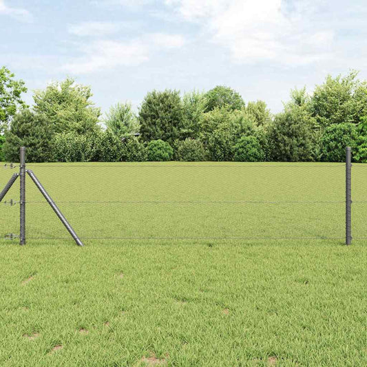 Hexagon Fence 0.4 x 50 m PVC Grey