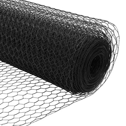 Hexagon Fence Grey 0.4 x 50 m PVC