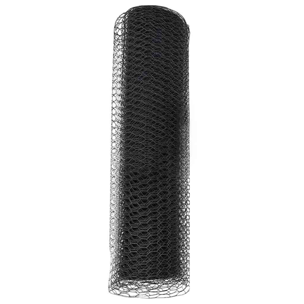 Hexagon Fence Grey 0.4 x 50 m PVC