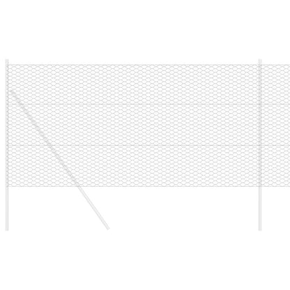 Hexagon Fence Grey 1 x 50 m PVC