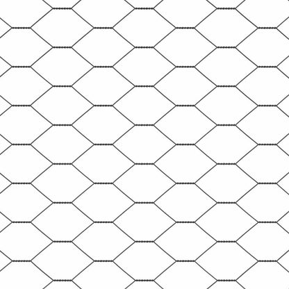 Hexagon Fence Grey 0.8 x 100 m PVC