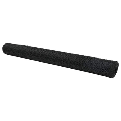 Hexagon Fence Grey 1.2 x 100 m PVC